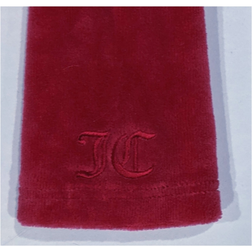 Crushed velvet Juicy Couture rusched hot pink Holiday dress - Picture 7 of 8